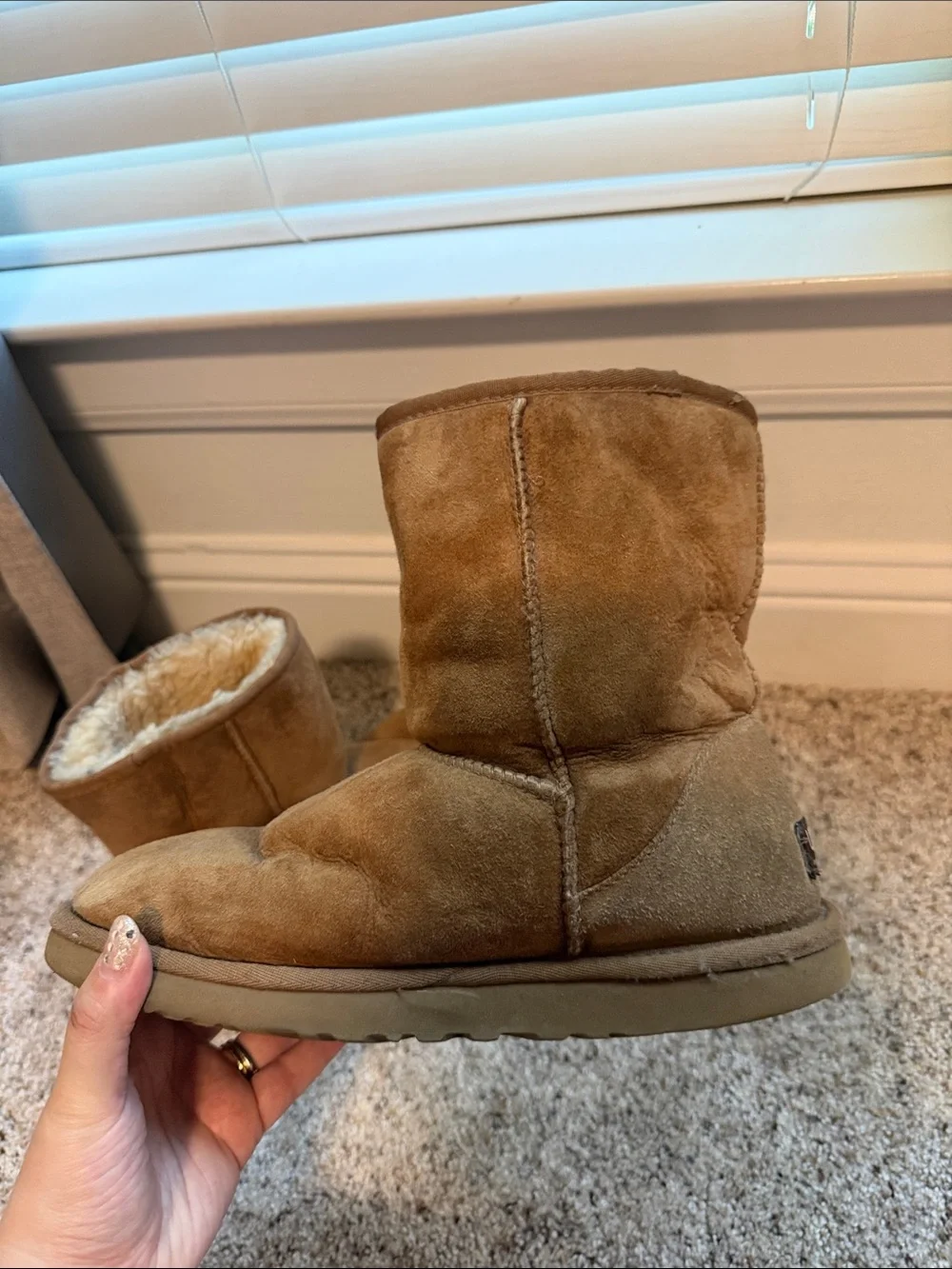 UGG suede exterior